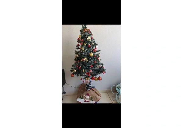 Árvore de natal nevada