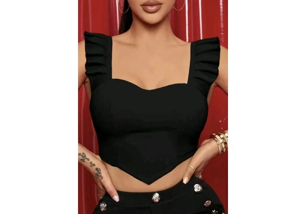 Cropped preto novo