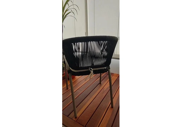 PAR DE POLTRONAS EM CORDA NÁUTICA