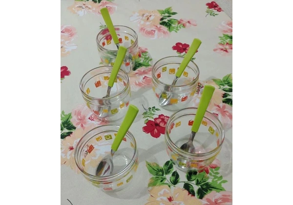 Conjunto para salada de frutas/sorvetes/doces ou compotas