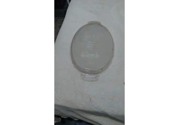 Bandeja acrílica oval