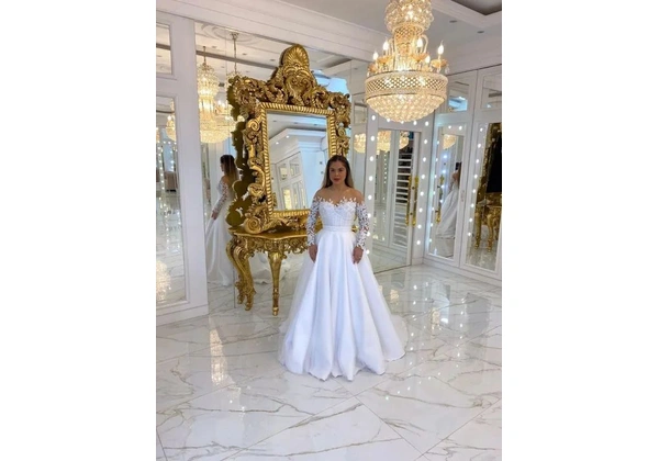 Vestido de noiva branco - Bárbara Melo