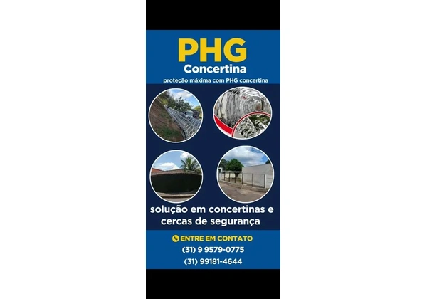 Concertina PHG - Segurança Máxima para sua residência