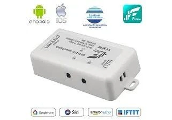 Interruptor Sa-2Ch Jwcom 2 canais 10A wi-fi