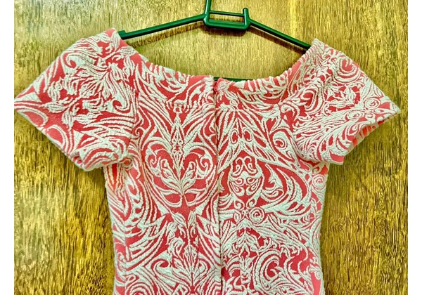 Vestido Floral Rosa - Tamanho M