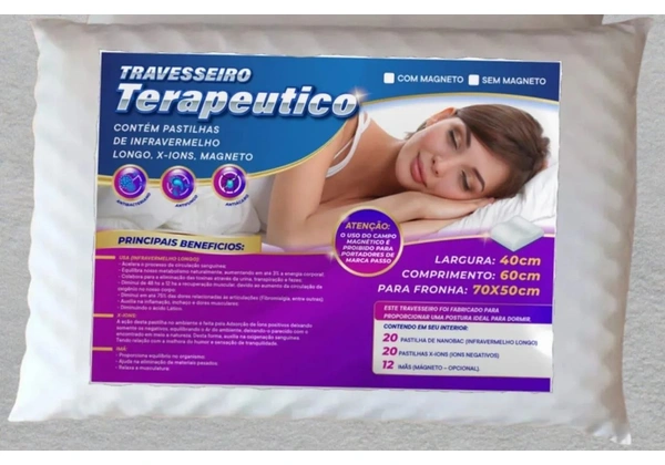 Travesseiro magnético