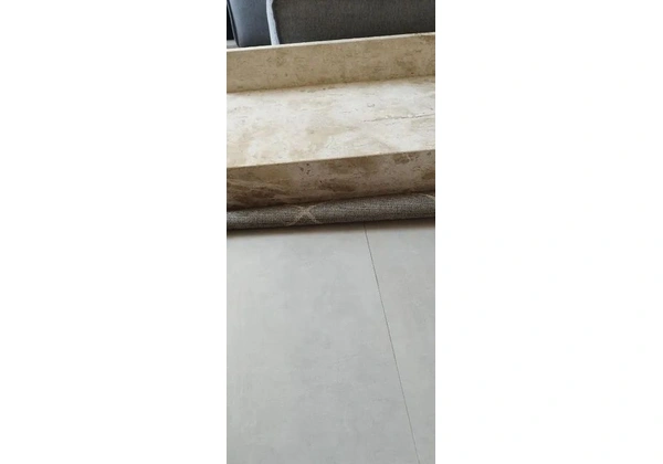 Bancada pia marmore travertino nacional