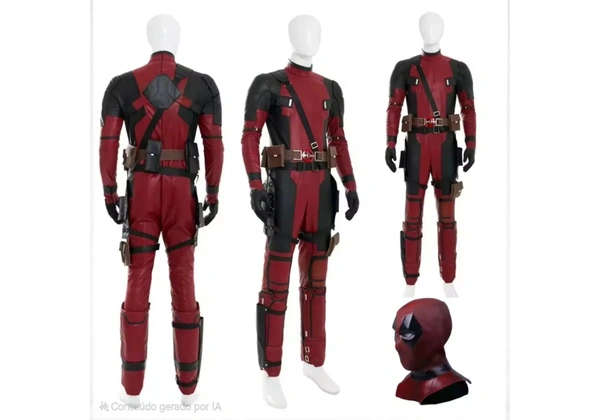 Cosplay DeadPool - Tamanho -M