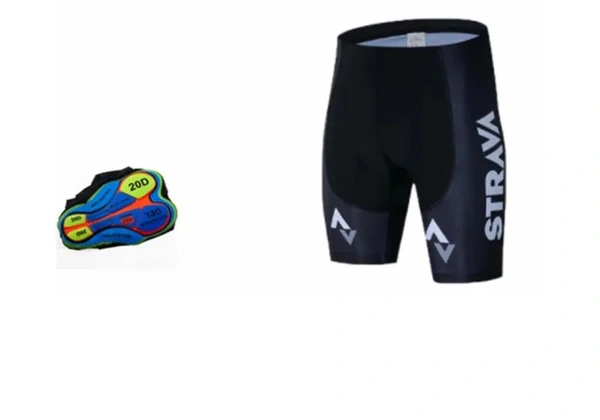 Short masculino respirável para ciclismo montanha short de bicicleta acolchoadas com gel.