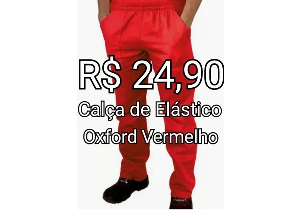 Calça Operacional de Oxford Cinza para Trabalho