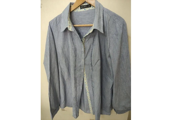 RERY CAMISA LISTRADA AZUL