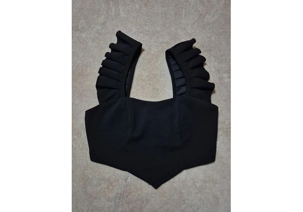 Cropped preto novo