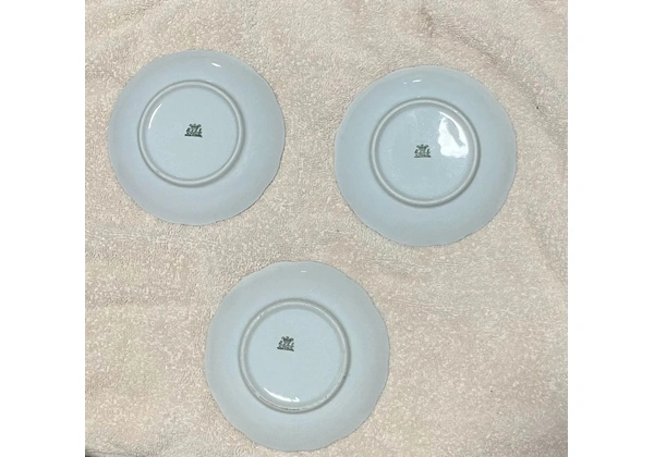 3 pires de porcelana real modelo Izabel década 60