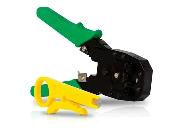 Alicate Crimpar Conectores De Rede Telefone Rj45 2059 It.Blue LE-1940