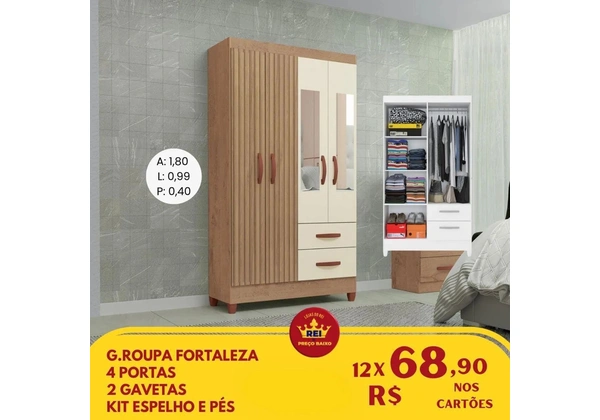 G roupa fortaleza 4 portas 699 avista - frete grátis