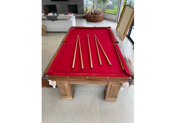 Mesa de Sinuca - Tamanho Profissional - Mesa Churrasco