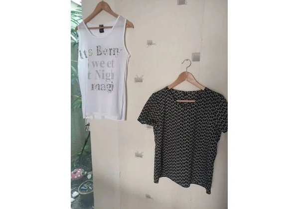 Blusa manga Tam M (42) 25, 00<br>Altura 62cm<br>Largura 52cm<br>Ombro 42cm<br>