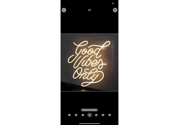 Fita de Led neon várias cores