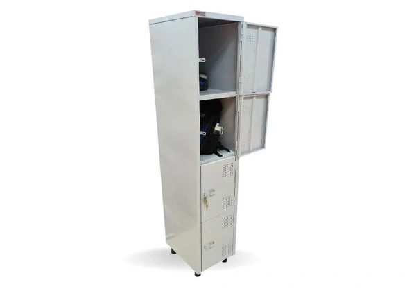Armário roupeiro 4 portas 190x33x42 cm P/ Cadeado
