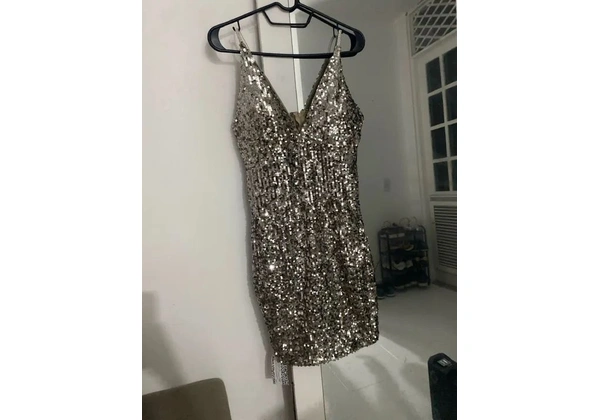 Vestido em paetê