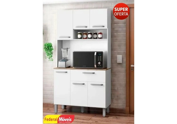 Armário de Cozinha Compacto (não precisa furar a parede) - Peça já a Sua!