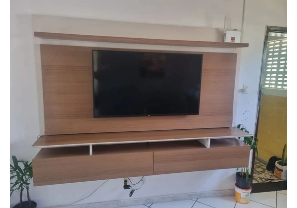 Rack para TV com iluminação LED