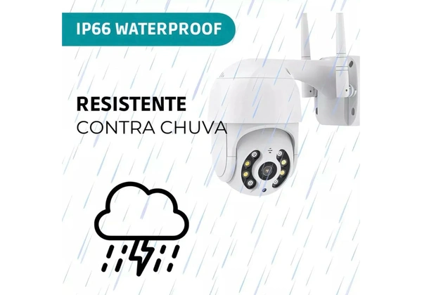 Kit 2 Câmera de Segurança IP66 à Prova d'Água - Resistente à Chuva