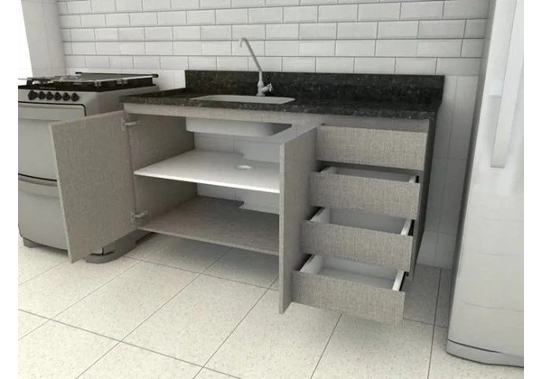 Gabinetes de cozinha planejado
