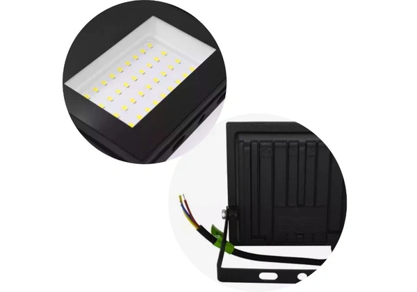 Refletor Led 100w Holofote Bivolt Prova D'água IP66 Frio _ CS146