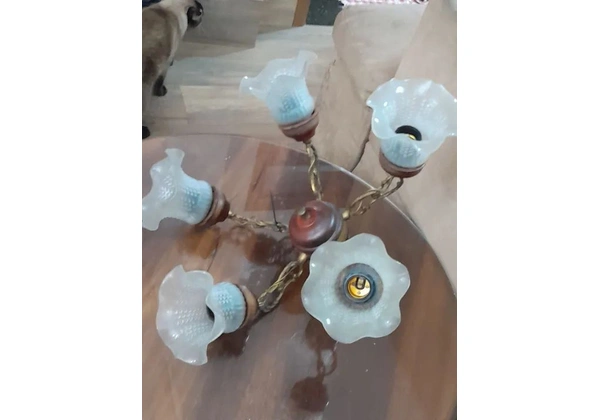 Lustre antigo 5 braços