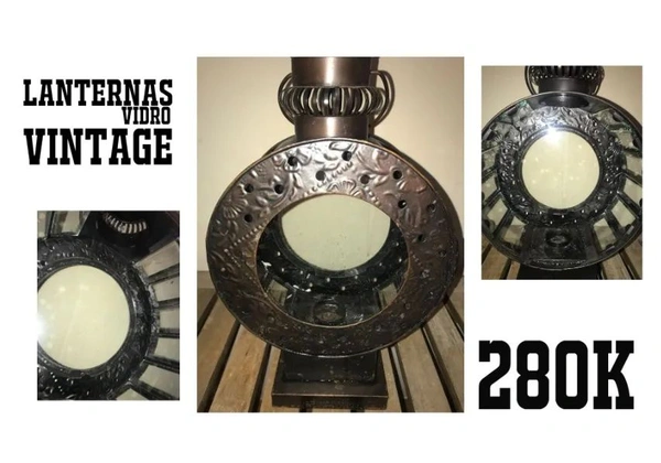 LUMINÁRIAS TIPO LANTERNAS VINTAGE