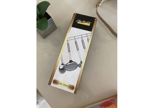 JOGO DE UTENSÍLIOS PARA COZINHA INOX