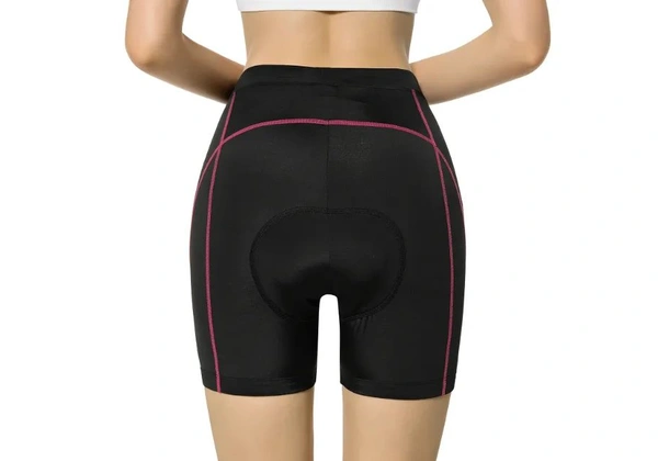 Short de ciclismo 3d feminino, gel acolchoado corridas de montanha, bicicleta, respirável