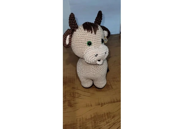 Fazendinha vaca amigurumi