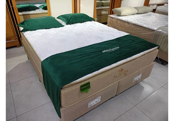 Cama Box Flower plus Minaspuma linha Hotelaria Premium