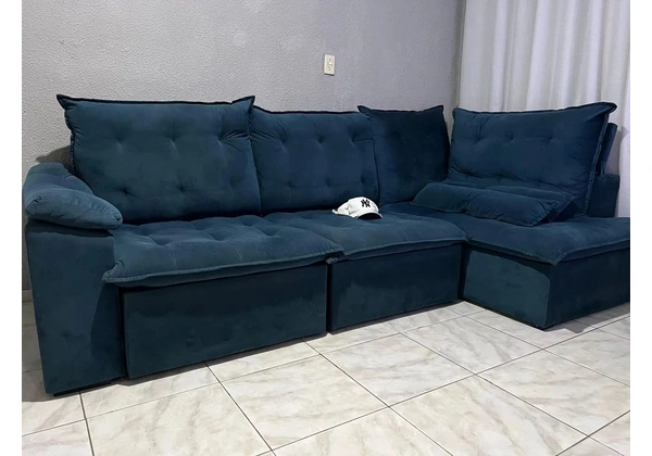 Sofá retrátil medindo 2, 70