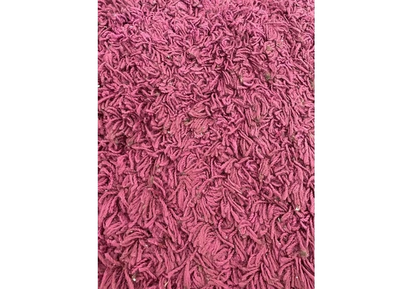 Tapete de lã rosa/roxo 1, 5m x 1, 0m
