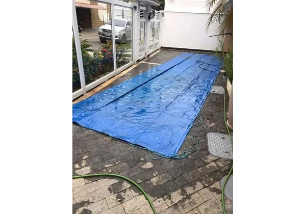 Lona Para Piscina 7, 70 X 4, 0m 5 Em 1 Proteção 500 Micras