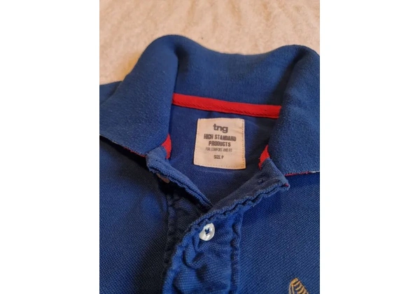 Camisa Polo TNG Azul Tam P