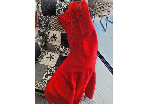 Vestido de festa vermelho