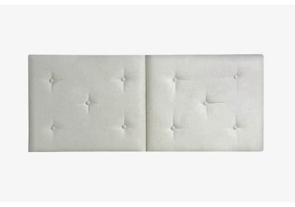 Cabeceira Para Cama Aveludada Parede Dobrave 140cm X 55cm