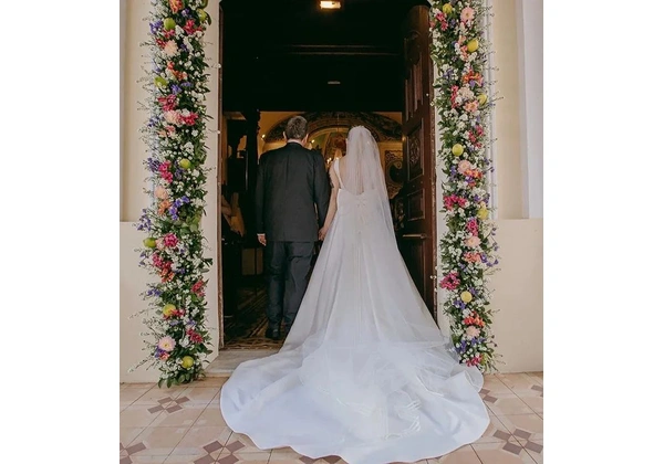 Vestido de noiva off white