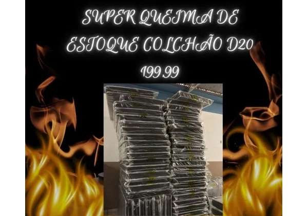 queima de estoque colchao solt d20 apenas 199, 9