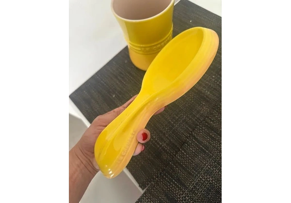 Porta utensílios + descanso de colher Le Creuset