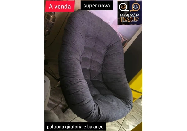 Poltrona giratoria e reclinavel