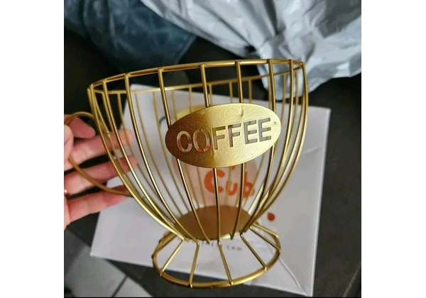 Porta cápsulas de café em formato de xícara