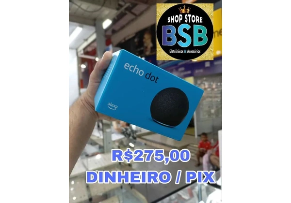 Alexa echo dot 5 geração original com nota de garantia de 01 ano