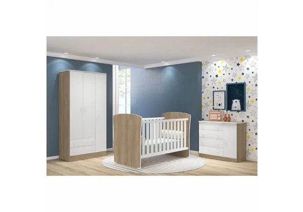 Quarto Infantil Completo 3 portas - Entrega/Montagem Grátis para Fortaleza