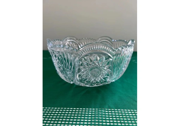 Fruteira Bomboniere Cristal 21x10 cms (crédito, débito, Pix e PicPay)