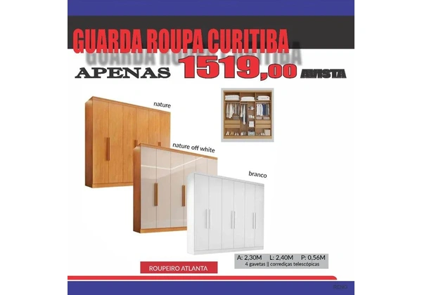 Guarda Roupa Curitiba promoção